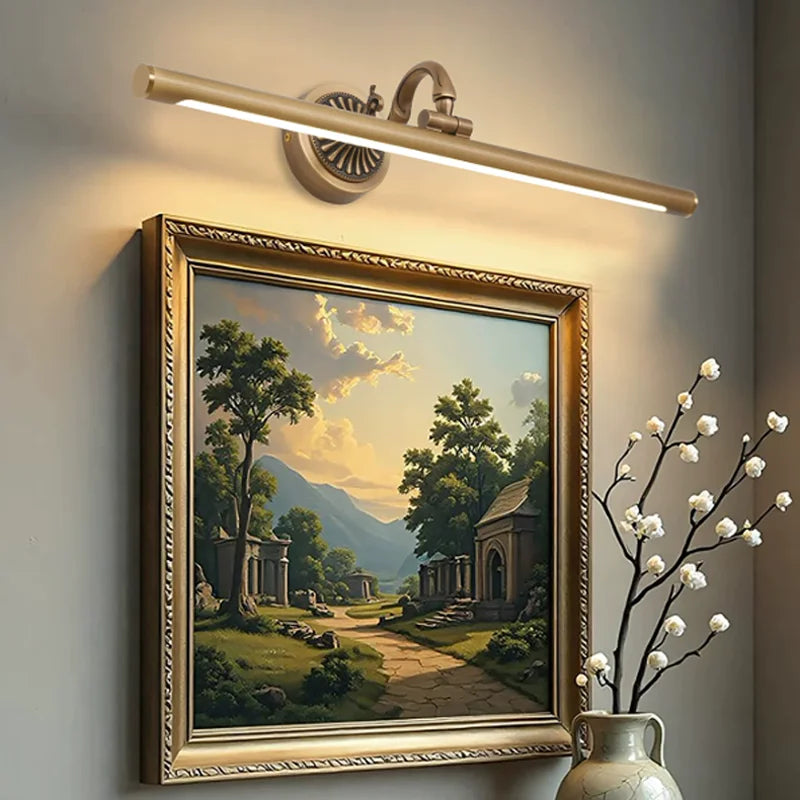 Antique Brass Mirror Light, product photo 1
