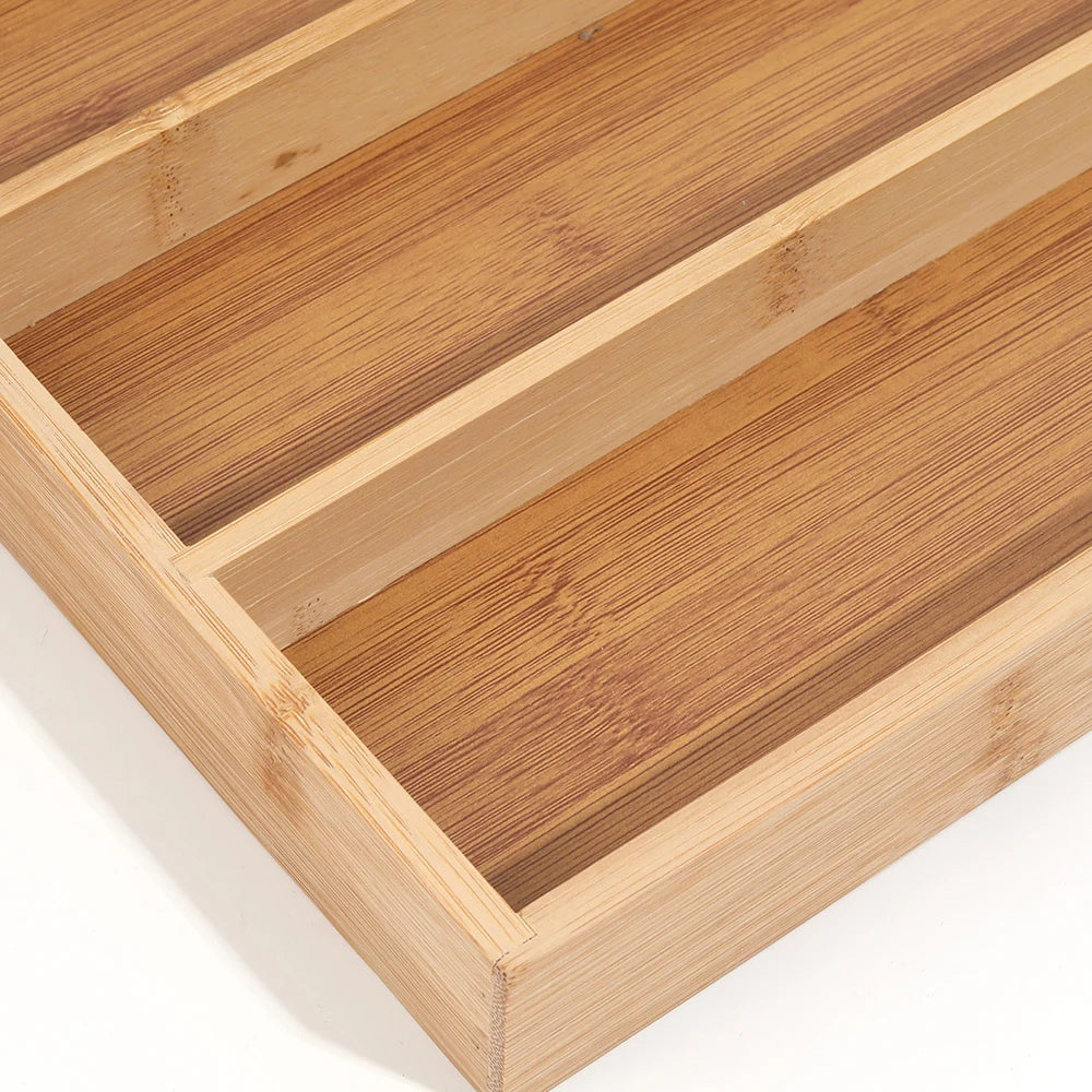 Bamboo Cutlery Drawer Organizer, product photo 4