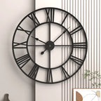 Roman Numeral Metal Wall Clock, product photo 2