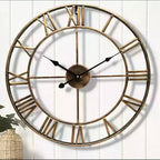 Roman Numeral Metal Wall Clock, product photo 3