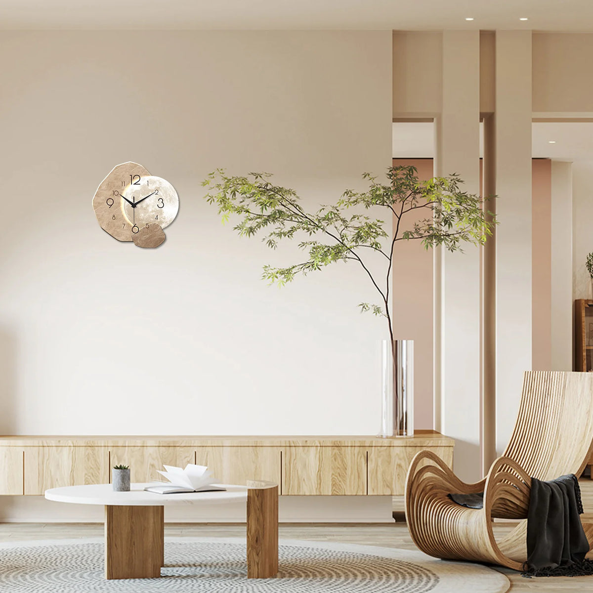 Moon Wall Clock, product photo 2