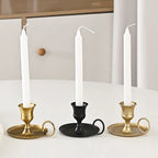 Metal Chamberstick Candle Holder with Handle, product photo 4