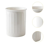 Ceramic Cutlery Holder with Drainage Holes, Countertop Utensil Caddy for Forks, Spoons and Chopsticks