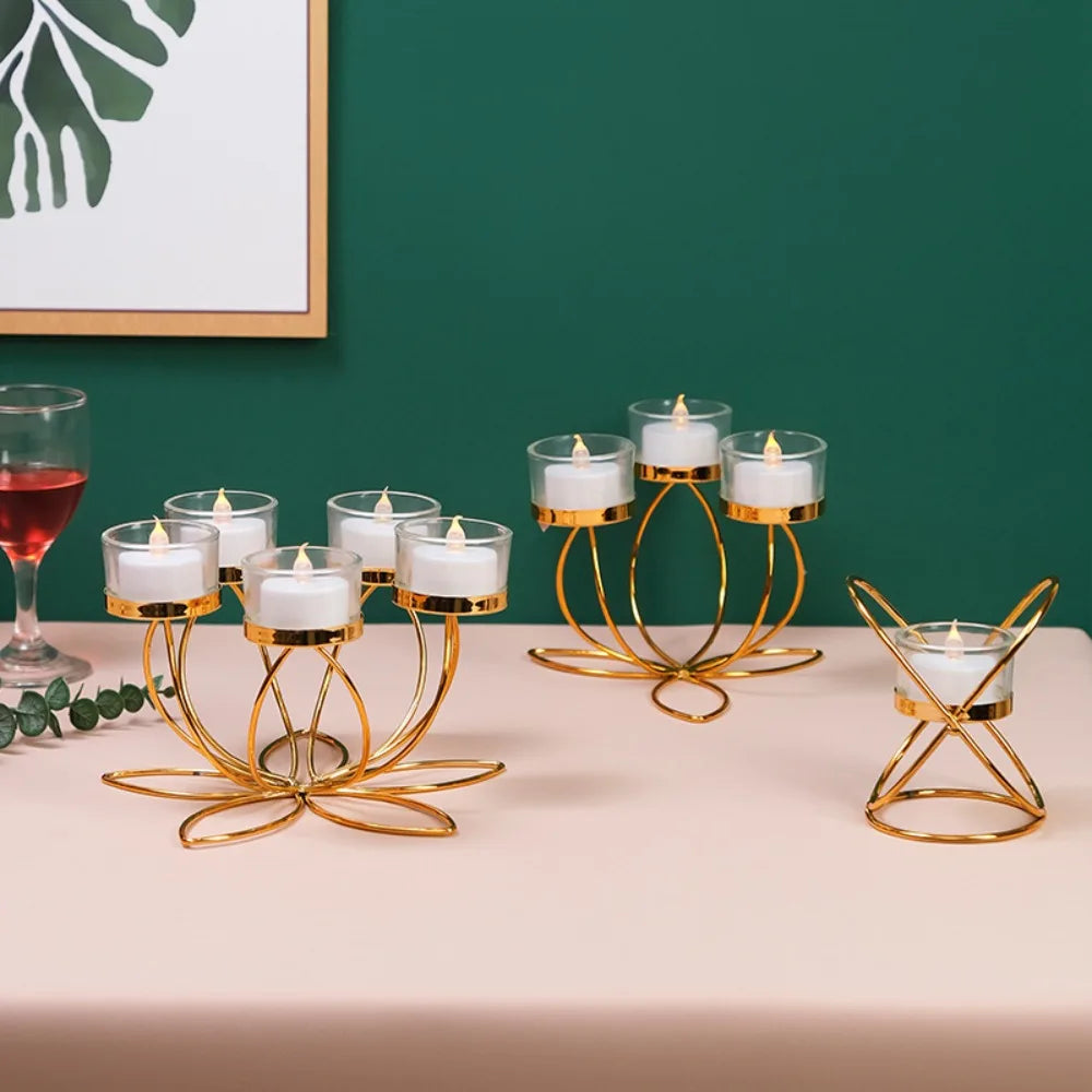 Iron Candelabra Candle Holder, product photo 2