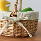 Rattan Tote Basket with Washable Lining, product photo 4