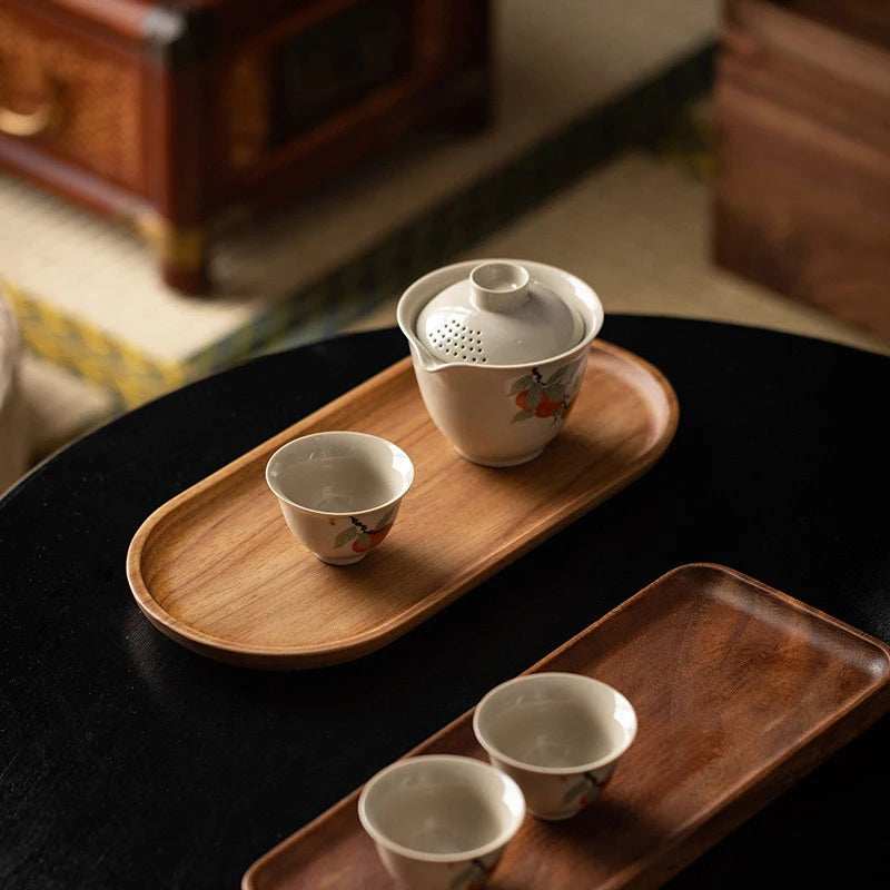 Oval Wooden Serving Platter, product photo 3