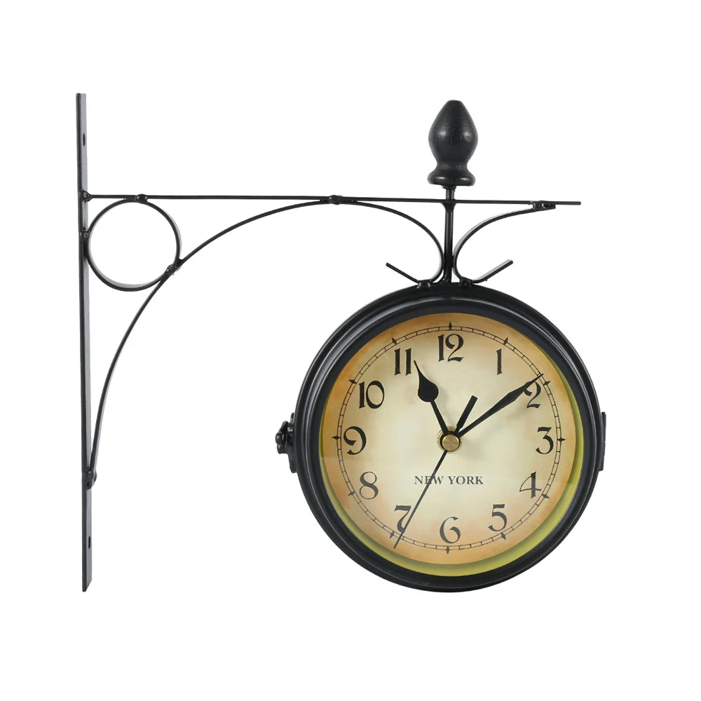 Double-Sided Station Wall Clock, product photo 3