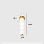 Stacked Globe Wall Lamp, product photo 1