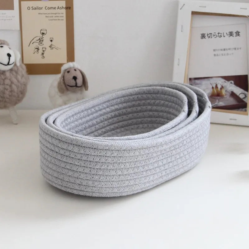 Cotton Rope Storage Basket, product photo 1