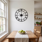 Large Roman Numeral Wall Clock, lifestyle photo