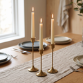 Vintage Metal Candle Holder Set of 3, lifestyle photo