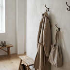 Vintage Bronze Coat Hooks Set of 10, lifestyle photo