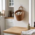 Wall Mounted Wicker Basket, lifestyle photo
