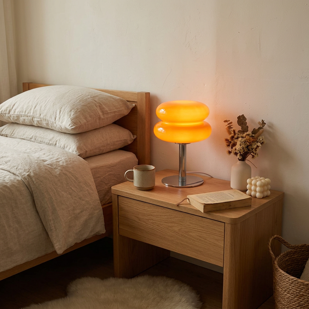 Macaron Glass Table Lamp, lifestyle photo