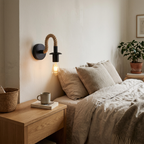 Hemp Rope Wall Lamp, lifestyle photo