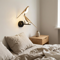 Golden Bird LED Wall Light, lifestyle photo