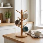 Bamboo Mug Tree, lifestyle photo