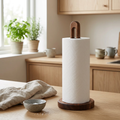 Standing Wooden Paper Towel Holder, lifestyle photo