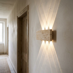 Travertine Stone Wall Light, lifestyle photo
