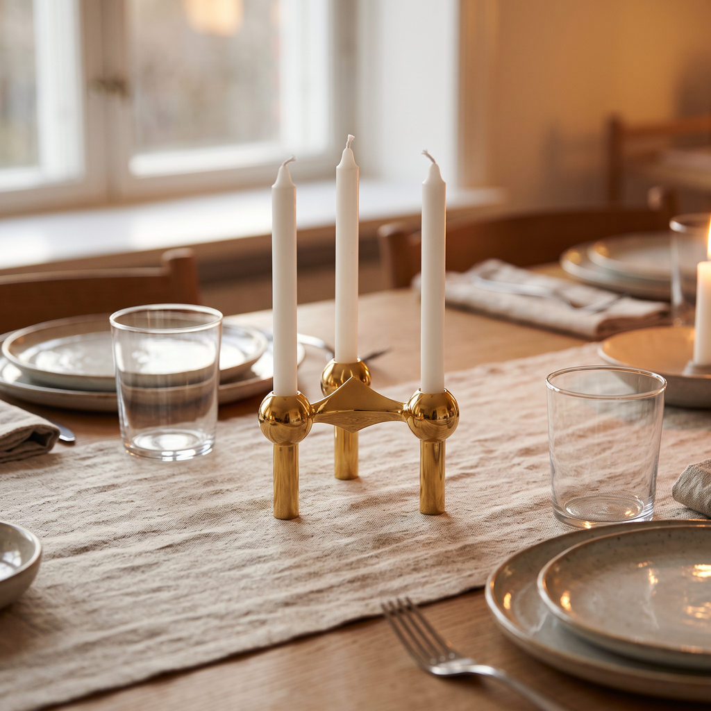 Molecular Candle Holder, lifestyle photo