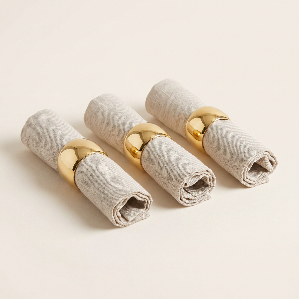 Metal Napkin Rings, product photo