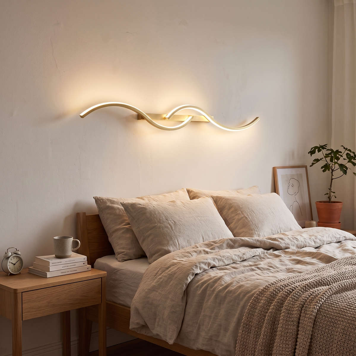 Linear LED Wall Lamp, lifestyle photo