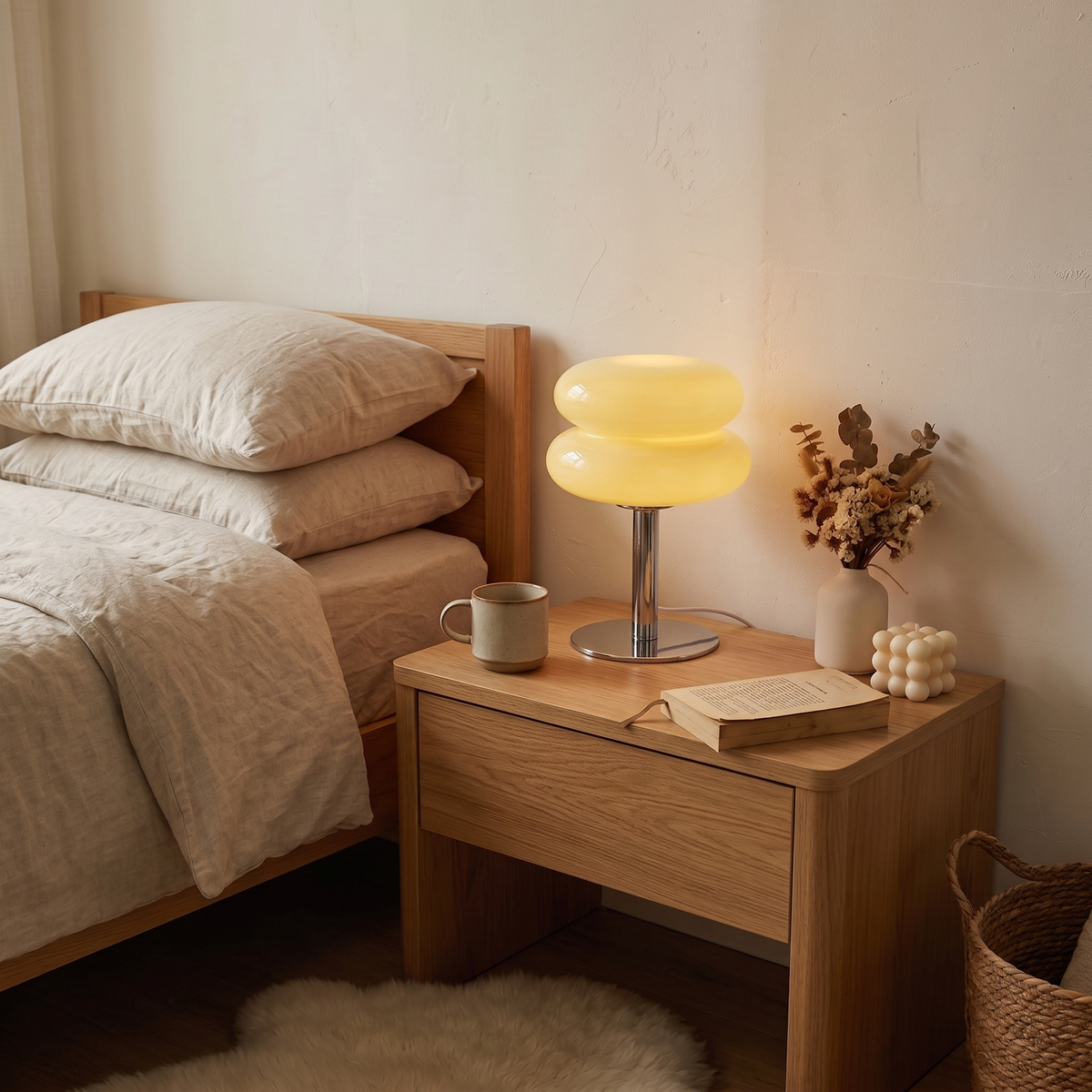 Macaron Glass Table Lamp, lifestyle photo