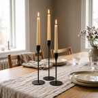 Metal Candle Holder Set of 3, lifestyle photo