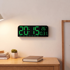 Large LED Digital Wall Clock, lifestyle photo