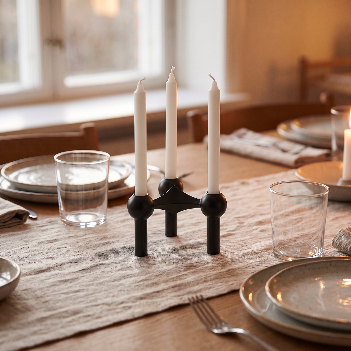 Molecular Candle Holder, lifestyle photo