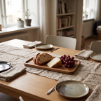 Wabi Sabi Acacia Serving Platter, lifestyle photo