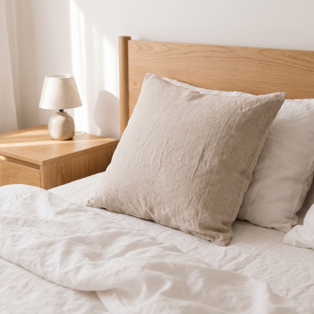 Pure Linen Pillow Cover, lifestyle photo
