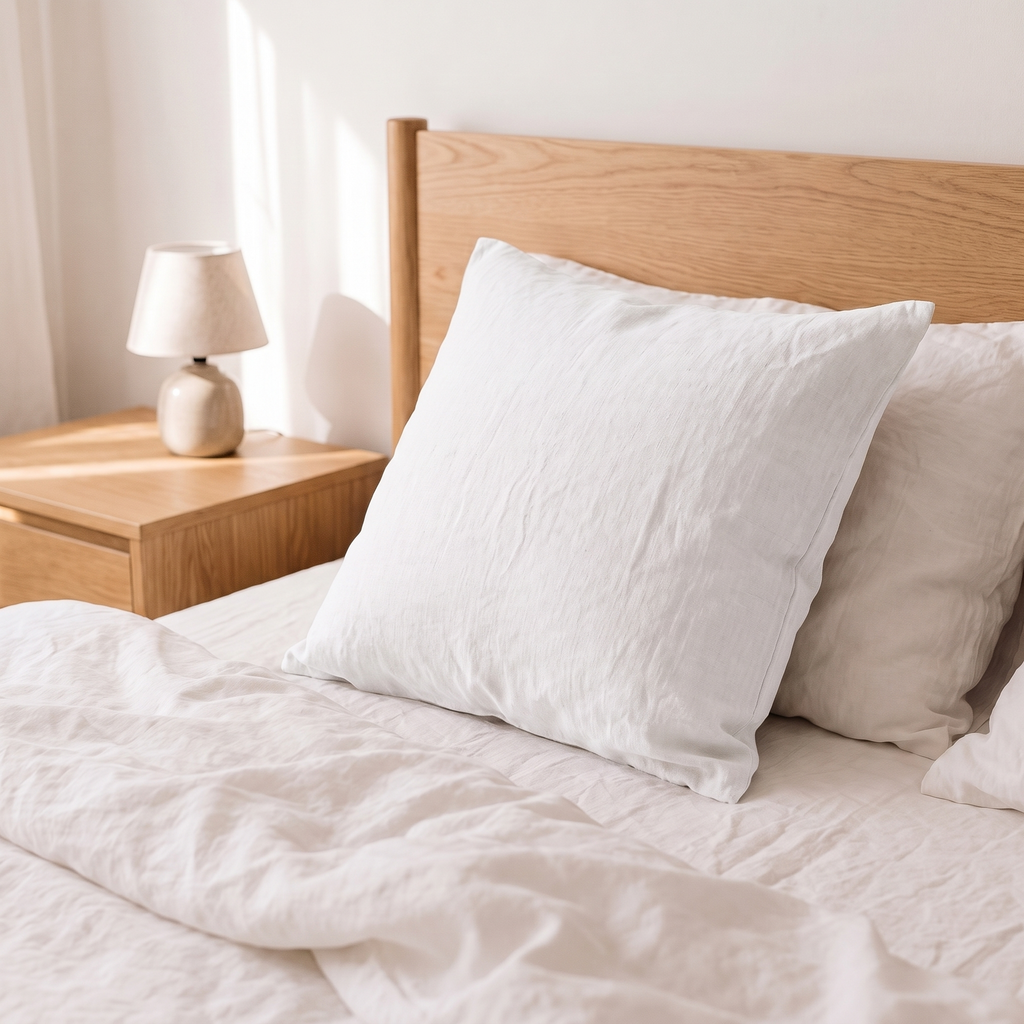 Pure Linen Pillow Cover, lifestyle photo