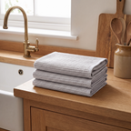 Waffle Weave Kitchen Towels Set of 3, lifestyle photo
