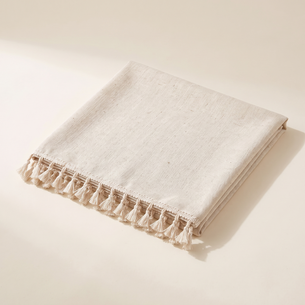 Tassel tablecloth, product photo