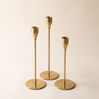 Metal candle holder set of 3, product photo