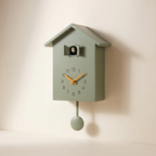 Modern cuckoo wall clock, product photo