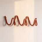 Wave wall coat rack, product photo