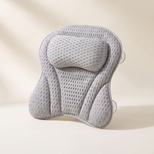 4D mesh bath pillow, product photo