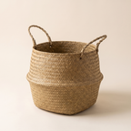 Seagrass wicker basket, product photo