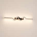 Modern long LED wall light, product photo
