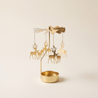 Rotating metal candle carousel, product photo