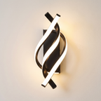 Spiral LED wall lamp, product photo