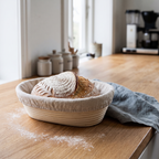 Rattan Bread Proofing Basket, lifestyle photo