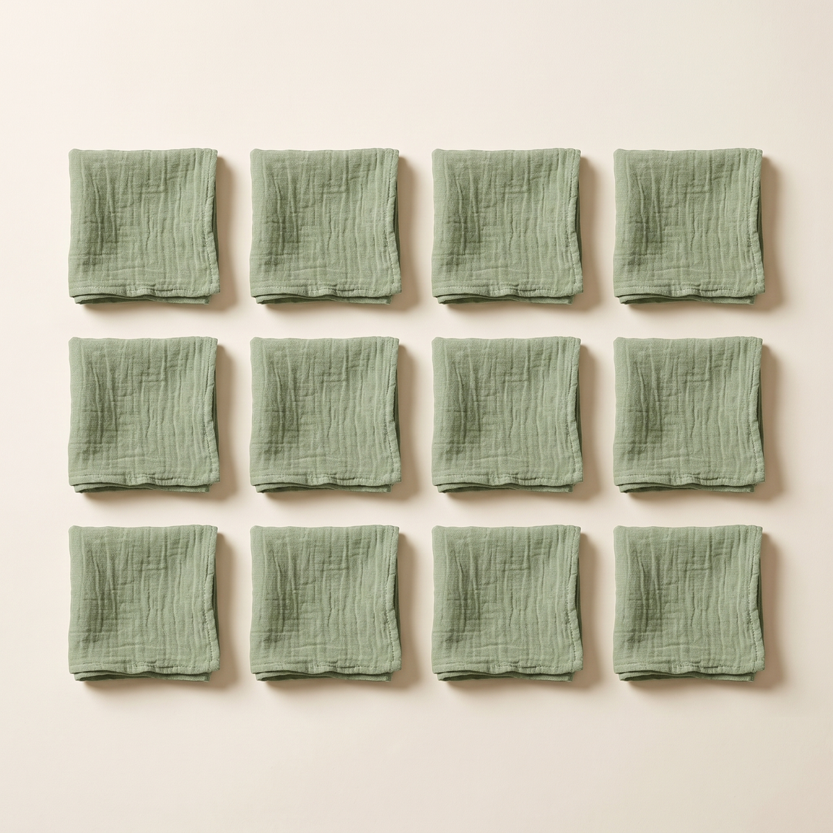 Cheesecloth Napkins Set of 12, lifestyle photo