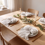 Cheesecloth Napkins Set of 12, lifestyle photo