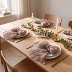 Cheesecloth Napkins Set of 12, lifestyle photo