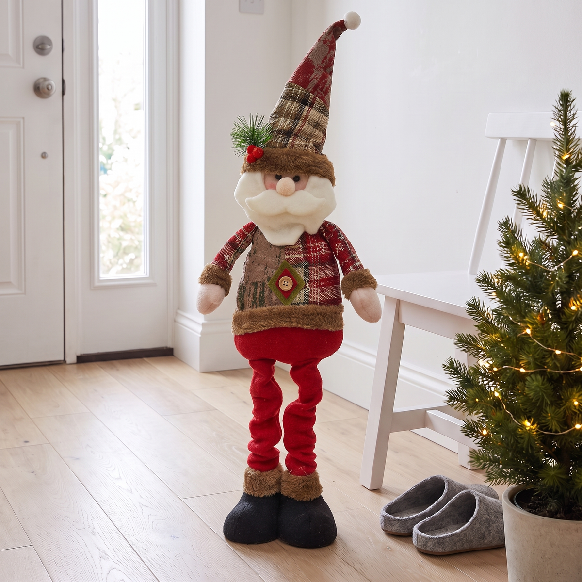 Standing Christmas Figure with Adjustable Legs, lifestyle photo
