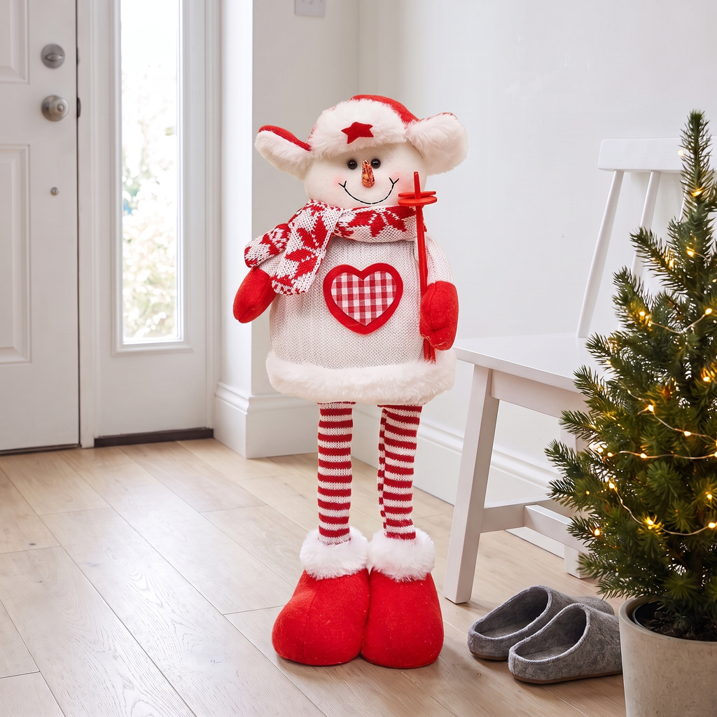Standing Christmas Figure with Adjustable Legs, lifestyle photo