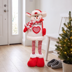 Standing Christmas Figure with Adjustable Legs, lifestyle photo